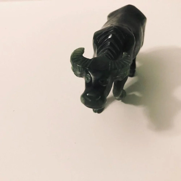 Vintage Stone  Water Buffalo 4 Inch Long Figurine - Picture 3 of 16
